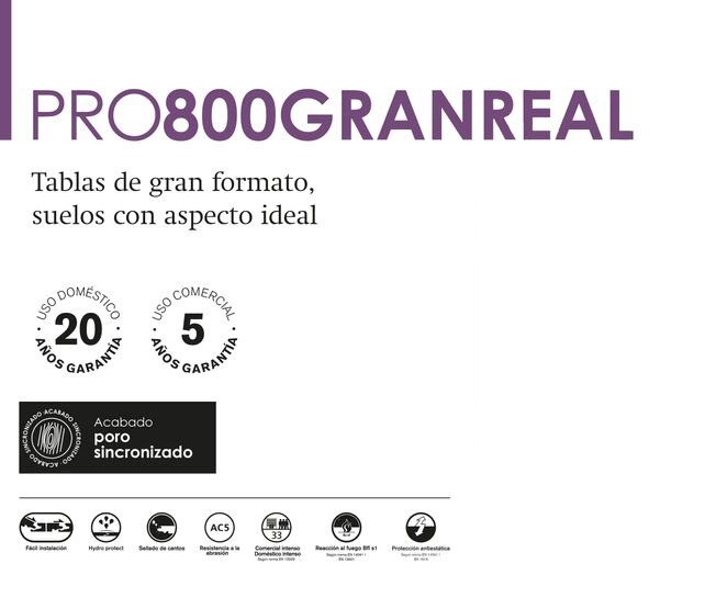 PRO800 GRAN REAL mV4 INFORMACIÓN